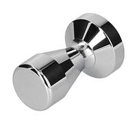 Presse à expresso argentée de 49 mm, presse à café calibrée, manche des tampers de FillerCocoffee solide a une lisse qui est une preuve et facile à nettoyer (58 mm)