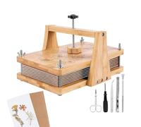 Presse à fleurs en bois réglable réutilisable en bois | Kit presse à fleurs et cadre marque-page pour école rèche, bibliothèque, laboratoire, maison et jardin domestique