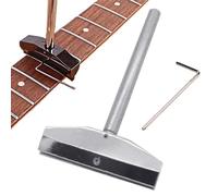 Presse à frettes de guitare, outil luthier professionnel, 6,4 x 11,9 cm, presse d'accords de précision, accessoire d'instrument portable pour guitare, entretien de basse, nivellement