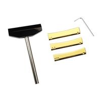 Presse à frettes professionnelle pour guitare avec 3 inserts texture en alliage pour une réparation précise d'instruments de basse électrique et de nivellement