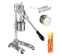 Presse à Frites Manuelle De 30 Cm, Coupe-Pommes De Terre en Acier Inoxydable avec 12 Trous, Extrudeuse pour Frites Longues, Presse-purée Manuelle pour Restaurants Et Cuisine à La Maison
