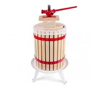 Presse à fruits chêne 18L - Presse pommes, jus, vin, panier bois