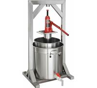 Presse à fruits en acier inoxydable avec système hydraulique pour la fabrication de cidre et de vin, disponible en 12L- presse domestique manuelle pour le jus de fruits et légumes, idéal pour la maiso