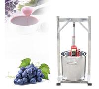 Presse à fruits et vin 5 en 1 pour jus de raisins, carottes, oranges, baies et teintures à base de plantes - Outil de cuisine polyvalent pour boissons faites maison