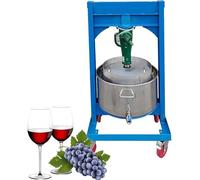 Presse à fruits hydraulique, 8 l, pression 2 tonnes, en acier inoxydable, pour pomme, cidre, cidre, jus