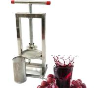 Presse à fruits manuelle pour la fabrication de jus frais et de vin, broyeur efficace pour pommes raisins et baies