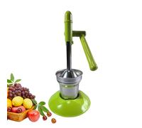 Presse à fruits manuelle professionnelle en acier inoxydable renforcé et filtre à purée rapide pour une efficacité quotidienne de la cuisine