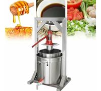 Presse à fruits pour le vin, panneaux multifonctionnels commerciaux pour l'alimentation, presse-raisins/pommes manuelle en acier inoxydable avec système hydraulique pour le jus de baies et de légume
