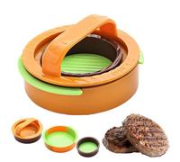 Presse à galettes pour hamburgers - 11,5 x 11 x 6 cm, moule de cuisson pour grill, machine à hamburgers ronde, gadget de cuisine, pack combiné ďe moules à galettes | Presse à hamburger ṕour la maison,