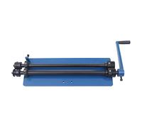 Presse à gaufrer 18 pouces, cintreuse ronde manuelle pour tôle d'acier, avec rouleau de pression réglable et 6 rouleaux différents, convient pour le fer, l'acier à faible teneur en carbone et