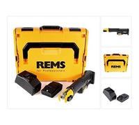 Presse à gaz - REMS - MINI-PRESS S 22V L-BOXX 578016 - Sans fil - Batterie 1,5 Ah - Ø 10-40 mm