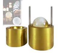 Presse à glaçons à cocktail en aluminium multifonction pour bars, restaurants, cafés, pubs - Fait des boules de glace transparentes de 60 mm pour des boissons parfaites