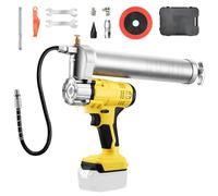 Presse à graisse à batterie, compatible avec cylindre Ma-kita 18 V, 600 CC, vitesse variable, lumière LED, tuyau de 12", pistolet à graisse électrique pour machines et voitures (batterie non incluse)
