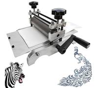 Presse à graver portable, presse manuelle réglable pour papier, bois, lin, cuivre, plaque d'impression 31 x 17 cm, idéale pour les artistes et les artisans