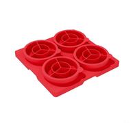 Presse à hamburger 4 en 1 avec récipient de rangement - Machine à galettes en silicone pour galettes uniformes de 35 cm - Broyeur à hamburger anti-adhésif pour griller et congeler - Ustensile de