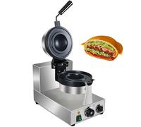 Presse à hamburger commerciale, gaufrier, presse à panini électrique antiadhésive, température réglable 50-300 °C, poêle antiadhésive