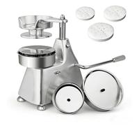 Presse à hamburger commerciale robuste, processeur de formage de hamburger multifonction avec machine en acier inoxydable et papiers pour faire des galettes de bœuf, porc, poulet