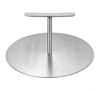 Presse à hamburger en acier inoxydable pour hamburgers écrasés, moule à galettes rond pour gril, poêle pour - 12 cm, 15 cm, 18 cm - Passe au lave-vaisselle (18 cm)