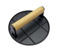 Presse à hamburger | Presse à bacon de 16,3 cm - Presse à hamburger en métal anti-adhésif pour gril à dessus plat, barbecue, outil de cuisine