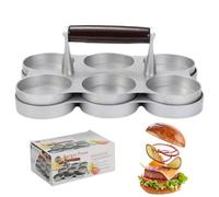 Presse à hamburger - Presse à hamburger - Moule à hamburger à viande, moule à hamburger végétarien | Moule portable pour hamburgers, crabes et galettes