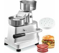 Presse à hamburger robuste - Machine à galettes en acier inoxydable pour des hamburgers faits maison parfaits, idéal pour un barbecue et une utilisation en cuisine
