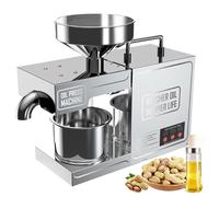 Presse à Huile 800 W, Machine D'extraction D'huile De Graines De Noix, Presse à Froid Ou à Chaud, pour Noix De Coco, Lin, Arachide, Ricin, Graines De Périlla, Canola, Fèves De Cacao, Sésame