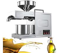Presse à Huile,Acier Inoxydable Expulseur D'Huile,Froid Et Chaud,avec Panneau De Commande Intelligent/éCran Tactile LCD pour Avocat Noix de Coco Lin Arachide Ricin Perilla Seed