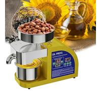 Presse à huile automatique à température contrôlée pour arachides, sésame, graines de tournesol, 40 à 300 °C