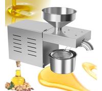 Presse à Huile, Automatique en Acier Inoxydable, Froide, Chaude, Huile De Qualité Alimentaire pour Lin, Cacahuète, Sésame, Canola, Avocat, Noix De Coco, Graines De Tournesol