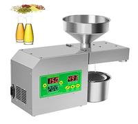 Presse à huile automatique, extracteur d'huile à chaud/à froid, presse à huile domestique et commerciale, broyeur à huile en acier inoxydable pour arachides/sésame