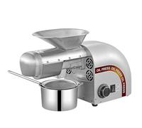 Presse À Huile Automatique Extracteur D'huile De Noix À Froid/chaud Avec Contrôle De La Température Expulseur D'huile 24 Heures En Continu Pour Arachides, Chanvre, Sésame, Amandes 1250 W