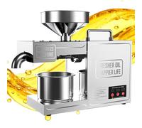 Presse à huile automatique - Extracteur électrique à froid et à chaud pour usage domestique et commercial