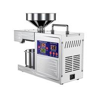 Presse à huile B03S-110V en acier inoxydable 304, 820 W, pour usage | Température réglable de 50 à 300 °C, panneau de commande intelligent, convient à la fabrication d'huile d'arachide, de sésame