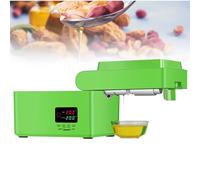 Presse à huile - Contrôle numérique de la température, faible bruit, design compact, stockage intégré pour une extraction efficace de l'huile