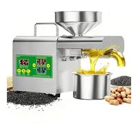 Presse à huile d'olive commerciale, double extraction froide/chaude, rendement 85 %, 3-6 kg/h, 220 V pour un usage domestique ou professionnel