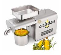 Presse à Huile Domestique, Extracteur D'huile électrique Automatique, Presse à Huile à Chaud Et à Froid En Acier Inoxydable, Sans Friture, Pressage 24h/24, Température Constante De 140 °c, Pour