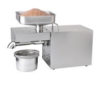 Presse à huile électrique 1500 W, extraction chaude et froide, acier inoxydable 304, pour arachide, sésame, tournesol, chanvre et graines de lin
