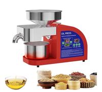 Presse à Huile électrique Automatique Pour Avocat, Noix De Coco, Lin, Arachide, Ricin, Graines De Périlla, Canola, Sésame, Qualité Commerciale 1 000 W X9