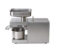 Presse à huile électrique en acier inoxydable 600 W 220 V - Moulin à huile végétale - Presse-huile automatique - Pour graines de lin, arachide, graines de chanvre, sésame, tournesol