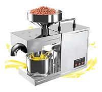 Presse à Huile électrique,Extracteur Automatique D'huile Essentielle Chaud/Froid,électrique pour Usage Domestique Machine à Huile De Type Pressoir,Nettoyage Facile