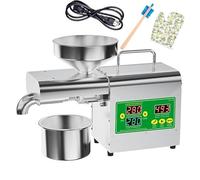 Presse à Huile électrique Petite Presse à Huile Automatique 1500W de Qualité Alimentaire Expulseur d'huile Automatique 1500W pour Une Extraction D'huile Saine et Pure Domestique