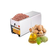 Presse à huile électrique, presseur automatique 350 W, extracteur d'expulseur en acier inoxydable, olive essentielle 80 tr/min pour lin cacahuète sésame canola avocat noix de coco graines de tourneso