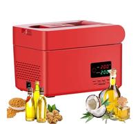 Presse à huile, entièrement automatique pliable, presse chaud/froid, plage de température : 40-240 ℃, 3-5 kg/h, travail continu 24 h pour huile de noisette/colza