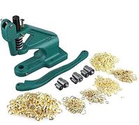 Presse à œillets pour Tissu, Rapid Pince à Riveter avec Rivets Machine à œillets Professionnelle 3 tampons et 900 6/10/12 mm pour Cuir Artisanat Rideaux Drapes Bannières en PVC