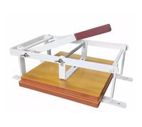 Presse à impression Lino Block avec réglage de la hauteur, plaque d'impression de 30,5 x 30,5 cm pour la gravure, l'encre à blocs de bois, les coupes de lino - Idéal pour les artistes et les projets