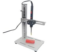 Presse à insert thermique verticale 90W avec support réglable pour l'impression 3D en laiton M2-M8, support de fer à souder en alliage d'aluminium pour l'assemblage en plastique ABS PLA, outil de bure