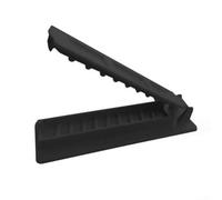 Presse à kebab en plastique avec bras de levier de 33 cm de long pour former des portions uniformes de kebab pour les événements de barbecue et les repas décontractés en plein air (noir)