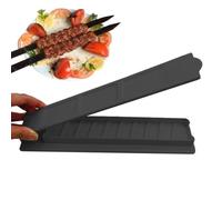 Presse à kebab facile - 28 cm, moule à brochettes épais et durable | Machine à façonner les aliments pour barbecue, cuisine, barbecue, fête, pique-nique, cuisine en plein air, camping, préparation des