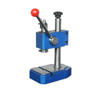 Presse À Mandrin Robuste, Presse Manuelle avec Poignée Antidérapante, Tête Rotative À 360° Et Hauteur Réglable pour Rivetage Et Poinçonnage,0.5AH