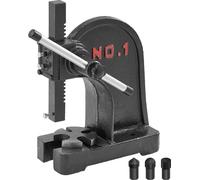 Presse à mandriner VEVOR, Presse manuelle à levier de 1 t, Presse manuelle à mandriner Presse manuelle de précision, hauteur maximale 150 mm, Presse manuelle de bureau en fonte, pour poinçonner, plier